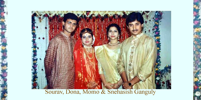 Sourav, Dona, Momo & Snehasish Ganguly