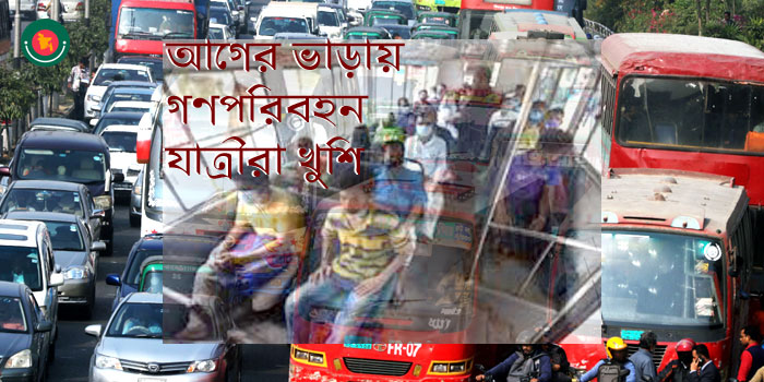 Public transport at previous fares, passengers happy